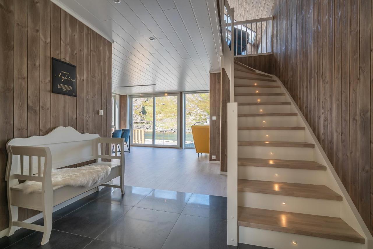 Seafront New Cabin In Lofoten Ballstad Buitenkant foto