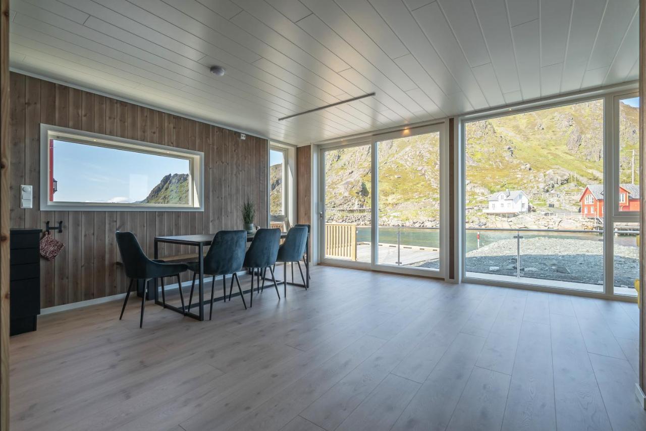 Seafront New Cabin In Lofoten Ballstad Buitenkant foto