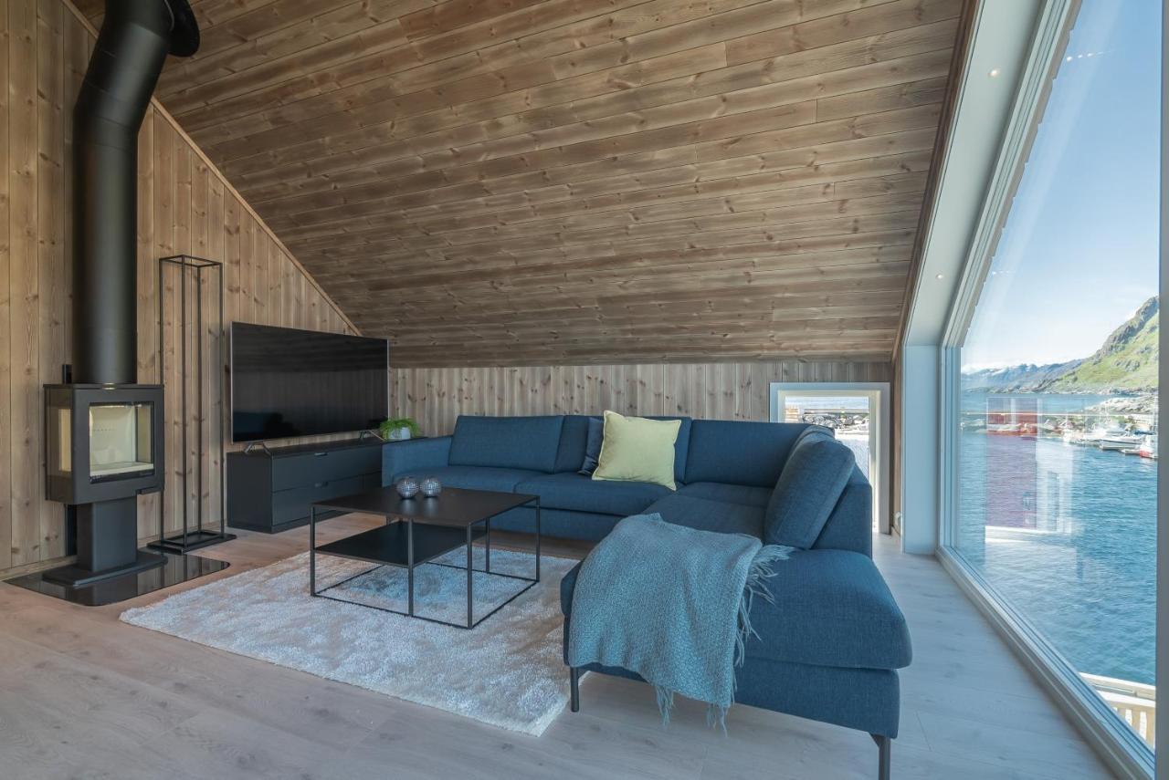 Seafront New Cabin In Lofoten Ballstad Buitenkant foto