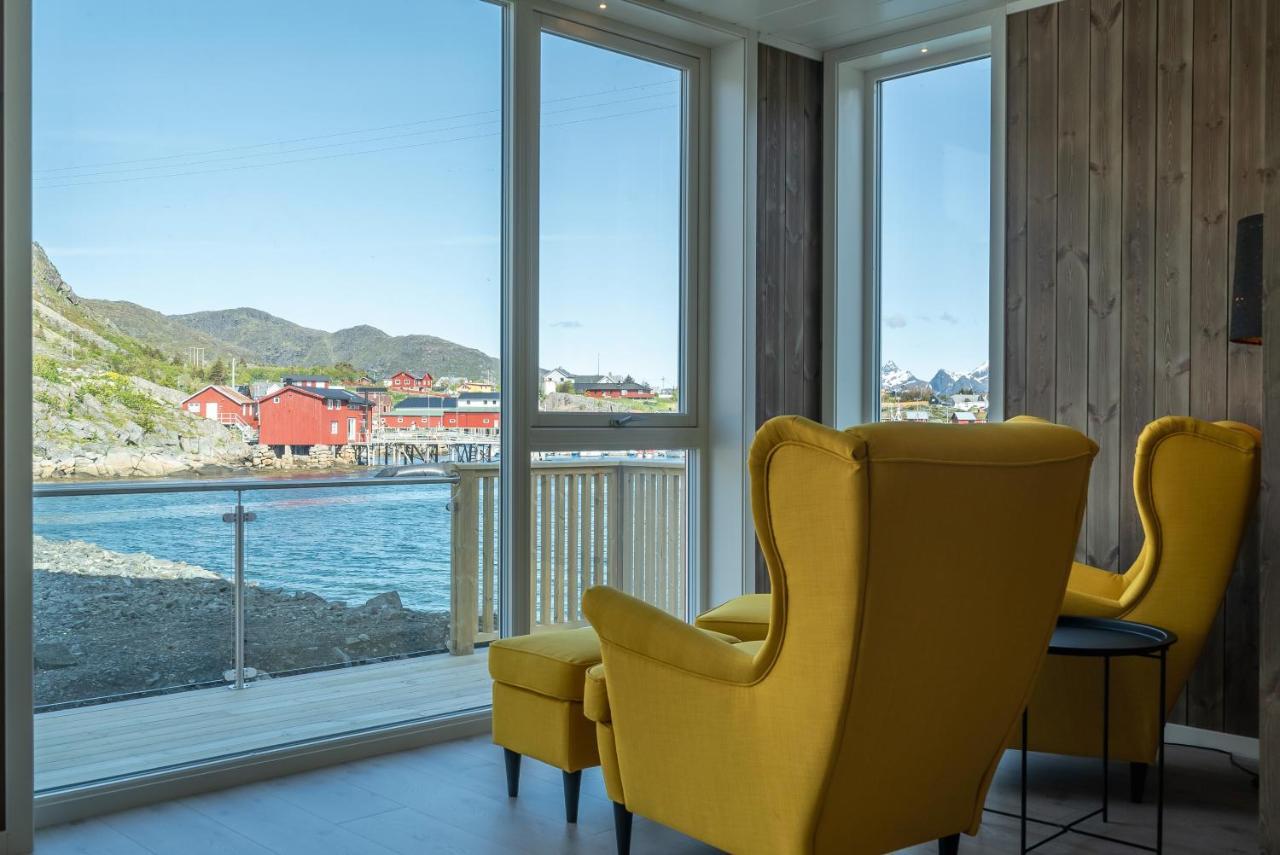 Seafront New Cabin In Lofoten Ballstad Buitenkant foto